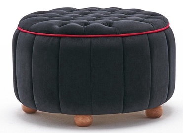 Пуф Hanah Home Jasmin 825BLC1626, черный, 65 см x 65 см x 42 см