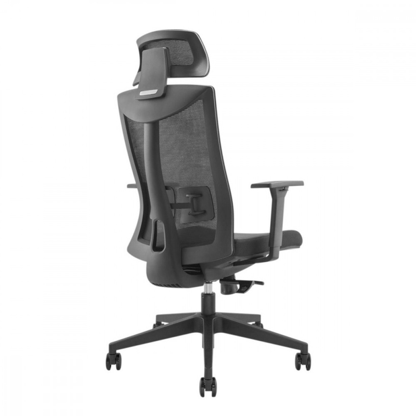 Kontoritool Maclean Ergo Officer ER-414, 49 x 48 x 119.5 - 129.5 cm, must
