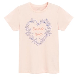T-krekls pavasaris/vasara, meitenēm Cool Club CCG2822306, gaiši rozā, 146 cm