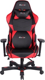 Mänguri tool Clutchchairz Crank Charlie, 52 x 56.5 x 37 - 45 cm, must/punane