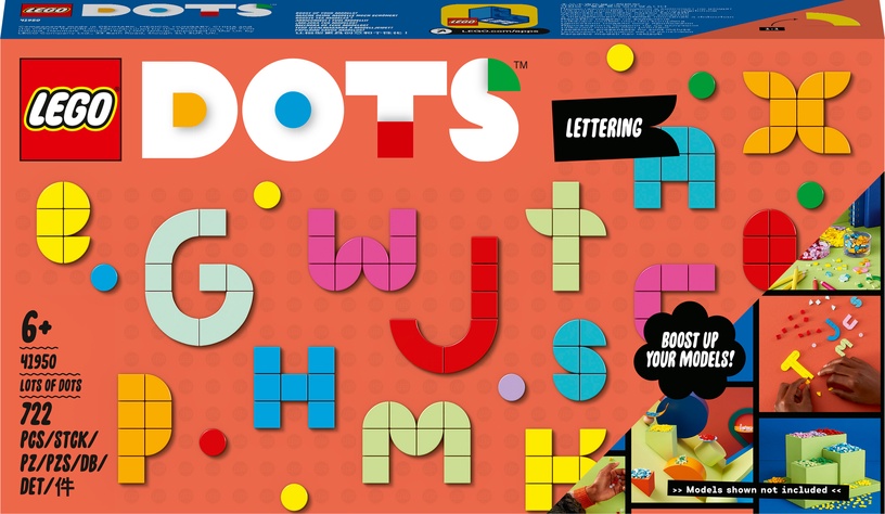 Конструктор LEGO® Dots Большой набор тайлов: буквы 41950