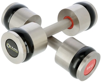 Hantlite komplekt HMS Chrome Dumbbells, 8 kg x 2 tk