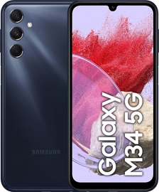 Mobiiltelefon Samsung Galaxy M34 5G, tumesinine, 6GB/128GB
