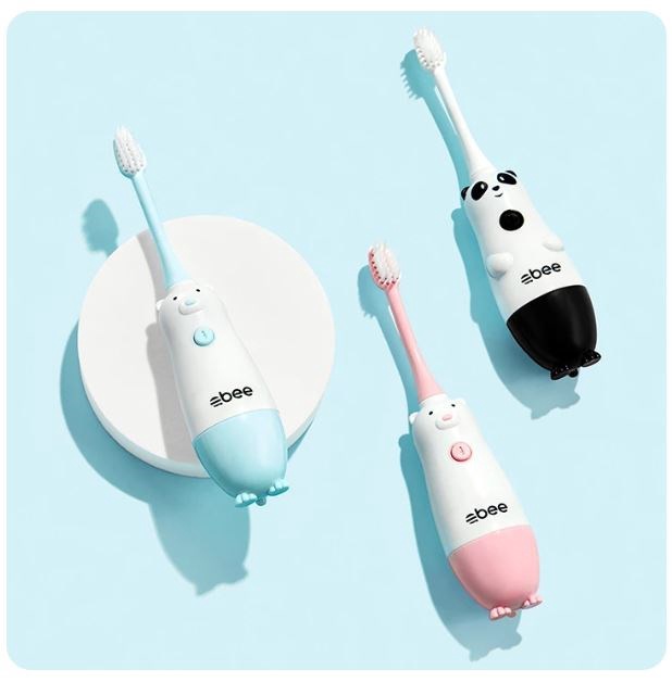Электрическая зубная щетка Abee Baby Electric Toothbrush, розовый