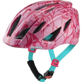 Защитный шлем детские Alpina Sparkel Gloss Pico, розовый/голубой, 50-55 см
