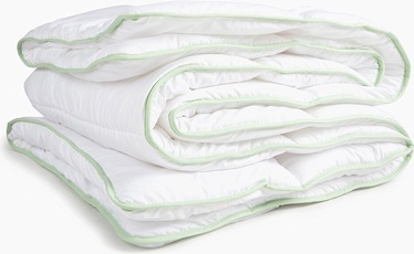 Одеялo Comco Aloe Vera, 240x200 cm, белый/зеленый