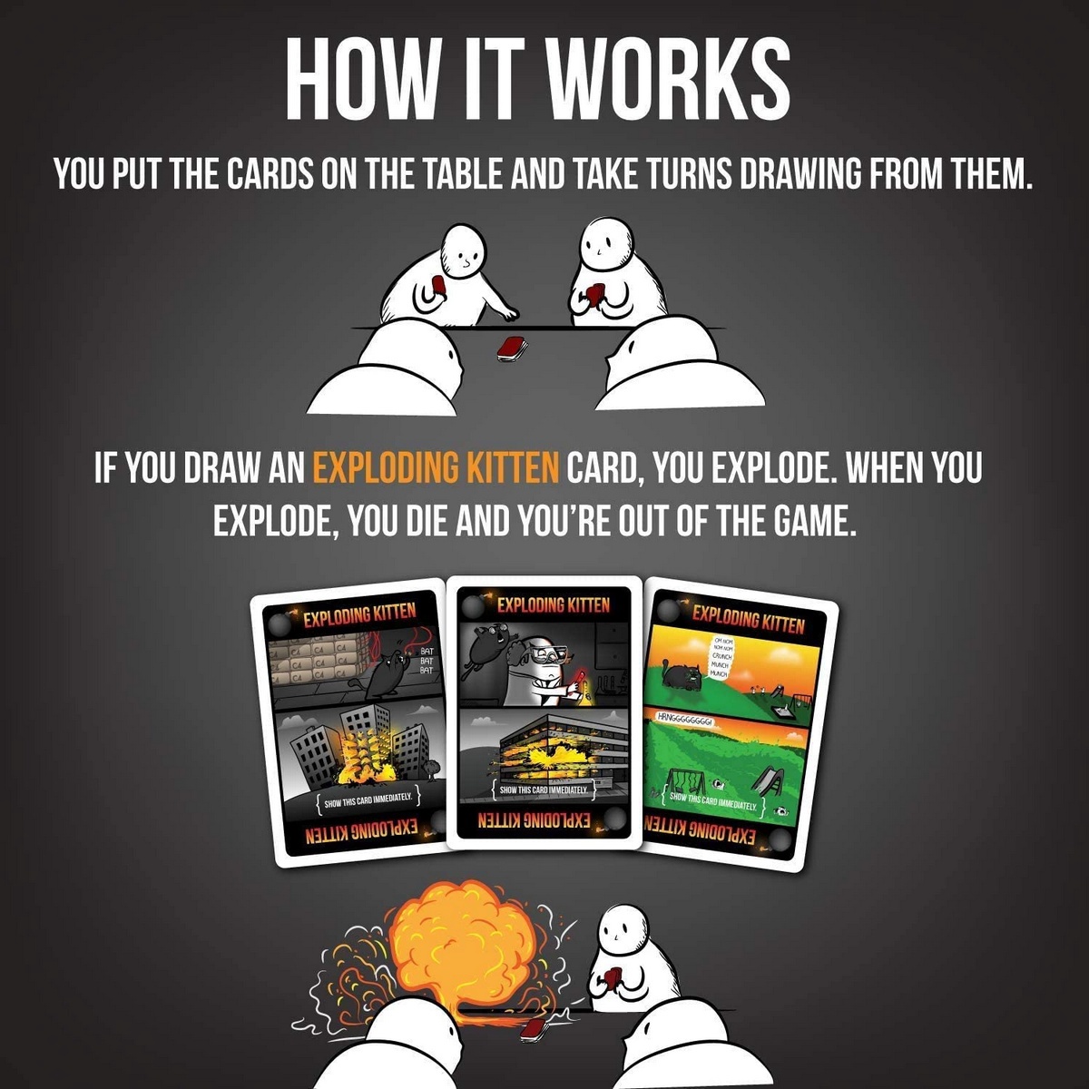 Настольная игра Exploding Kittens, EN - Ksenukai.lv