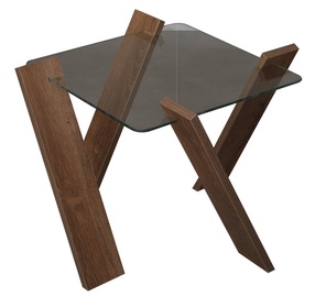 Kafijas galdiņš Kalune Design Roman Mini, ozola, 570 mm x 570 mm x 410 mm