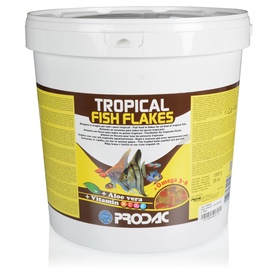 Zivju barība Prodac Tropical Fish Flakes TROP1KG, 1 kg