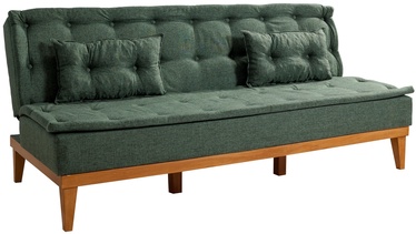 Диван-кровать Hanah Home Fuoco, зеленый, 180 x 80 см x 78 см