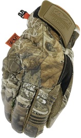 Darba cimdi pirkstaiņi Mechanix Wear SUB35 Realtree 735-012, ādas imitācija, brūna/zaļa, XXL, 2 gab.