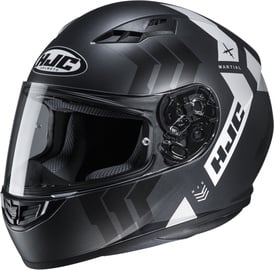 Мотоциклетный шлем Hjc CS-15 Martial, M, белый/черный/серый