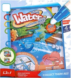 Krāsošanas komplekts ASKATO Magic Water Drawing Book Zoo 5256635, daudzkrāsaina