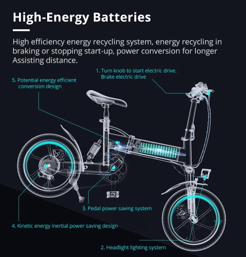 Электрический велосипед Ado A16+, 16″, 25 км/час