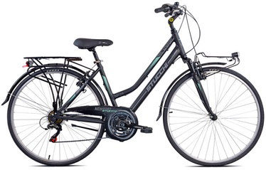 Velosipēds pilsētas Stucchi Newport Lady, 28 ", S rāmis, melna