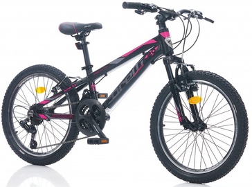 Laste jalgratas Corelli Swing 3.2, must/roosa, 10", 20"