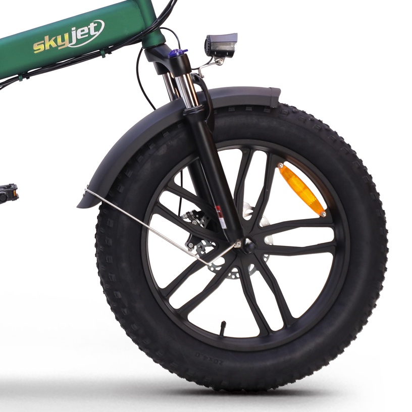 Электрический велосипед Skyjet Nitro Pro, 20″, 250 Вт, 10 Ач, зеленый