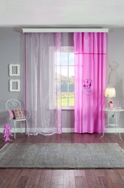 Päevakardin Mijolnir Lady Tulle 181CLK8816, valge/roosa, 140 cm x 260 cm