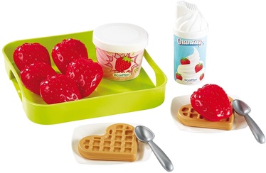 Žaisliniai virtuvės reikmenys, saldumynų rinkinys Ecoiffier Strawberry Tray, įvairių spalvų