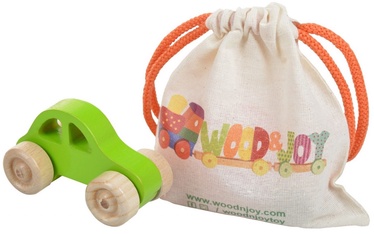 Lükatav mänguasi Wood&Joy Mini Car 109TRS1125, 5 cm, roheline