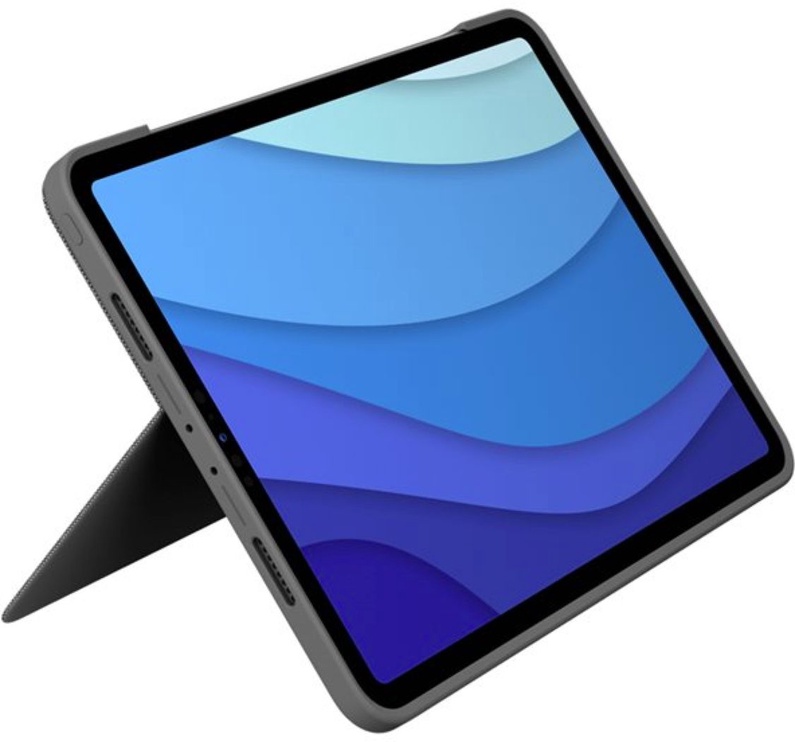 Клавиатура Logitech Combo Touch iPad Pro 11 EN, черный, беспроводная