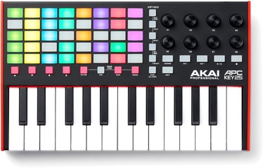 MIDI klaviatūra AKAI APC Key 25 MK2 - Ableton Live Controller, melna