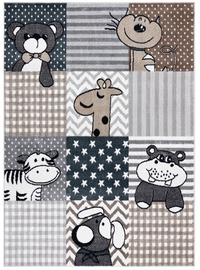 Ковер комнатные Hakano Beo Pets, коричневый/белый/серый/бежевый, 290 см x 200 см
