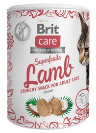 Лакомство для кошек Brit Superfruits Lamb with Coconut, баранина, 0.1 кг