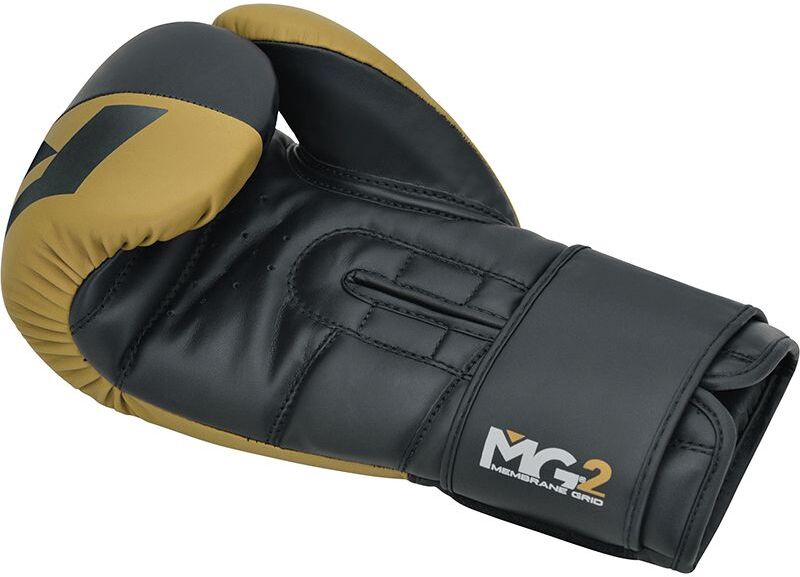Боксерские перчатки RDX F4 BGR-F4GL-12OZ, золотой/черный, 12 oz
