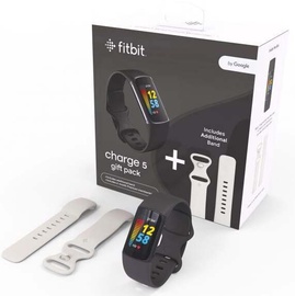 Išmanioji apyrankė Fitbit Fitbit Charge 5 Gift Pack FB421BKBK-EUBNDL, juoda