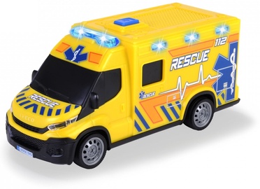 Детская машинка Dickie Toys Iveco Daily Ambulance 203713014, желтый