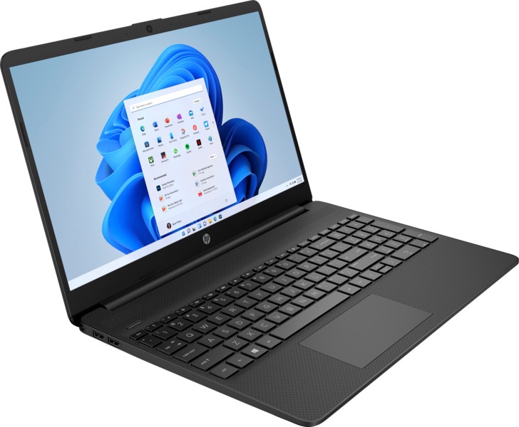 Sülearvuti HP 15s fq5010ny, Intel® Core™ i3-1215U, 8 GB, 256 GB, 15.6 ", Intel UHD Graphics, must