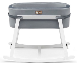 Люлька для младенцев Kalune Design Hier Cradle, белый/серый, 90 x 58 см