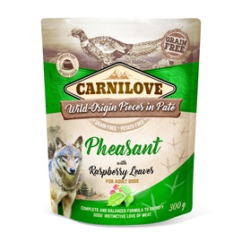 Mitrā barība (konservi) suņiem Carnilove Pheasant with Raspberry Leaf 9239329, tītara gaļa, 0.3 kg