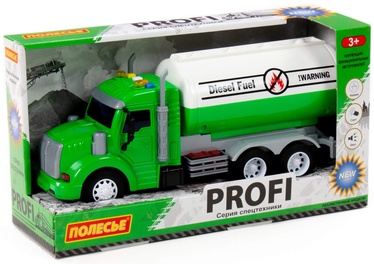 Bērnu rotaļu mašīnīte Polesie Profi Fuel Truck 86471, balta/zaļa