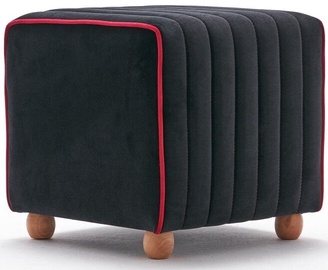 Пуф Hanah Home Mona, черный, 40 см x 40 см x 40 см