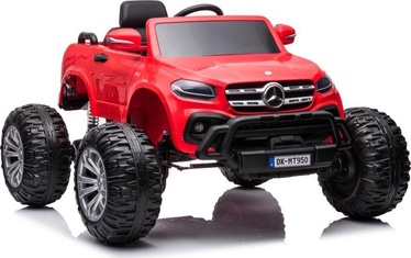Juhtmevaba auto Mercedes, punane