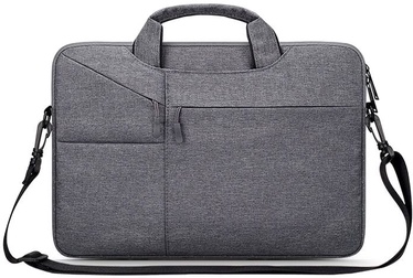 Klēpjdatoru soma Tech-Protect PocketBag, pelēka, 13"
