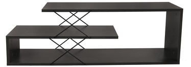 TV galds Kalune Design Zigzag, tumši pelēka, 30 cm x 120 cm x 40 cm