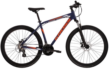 Velosipēds kalnu Kross Hexagon 3.0, 27.5 ", M rāmis, zila/oranža