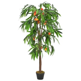 Искусственное растение VLX Plant Mango Tree, коричневый/зеленый