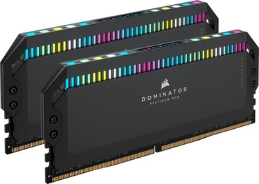 Operatīvā atmiņa (RAM) Corsair Dominator Platinum RGB Black, DDR5, 32 GB, 5200 MHz