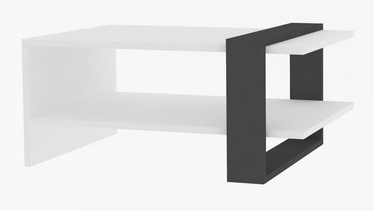 Kohvilaud Kalune Design Funda, valge/antratsiit, 800 mm x 550 mm x 350 mm