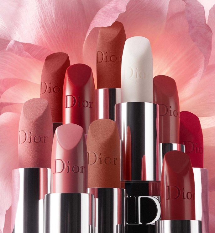 Бальзам для губ Christian Dior Rouge Dior Floral Care Lip Balm Natural Couture Colour 000 Diornatural Satin, 3.5 г