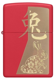 Tulemasin Zippo Year of the Rabbit 48282, sinine/punane