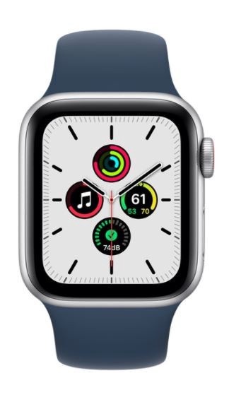 Умные часы Apple Watch SE GPS + Cellular 44mm, серебристый