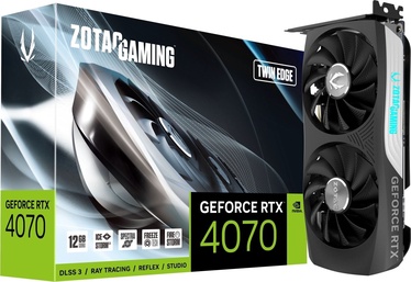 Видеокарта Zotac GeForce RTX 4070 Twin Edge ZT-D40700E-10M, 12 ГБ, GDDR6X