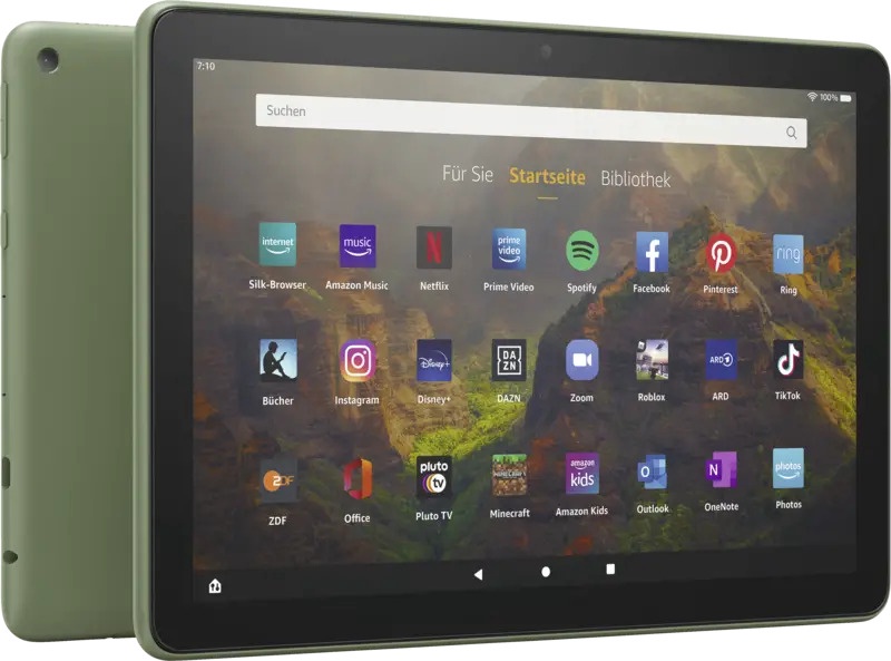 Tahvelarvuti Amazon Fire HD10 Plus, roheline, 10.1", 3GB/32GB
