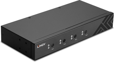 KVM komutators Lindy 32166 4-Port USB / Audio