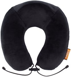 Подушка для путешествий Abbey Camp, черный, 34 см x 37 см